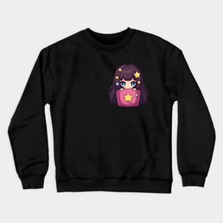 kawaii pocket Crewneck Sweatshirt